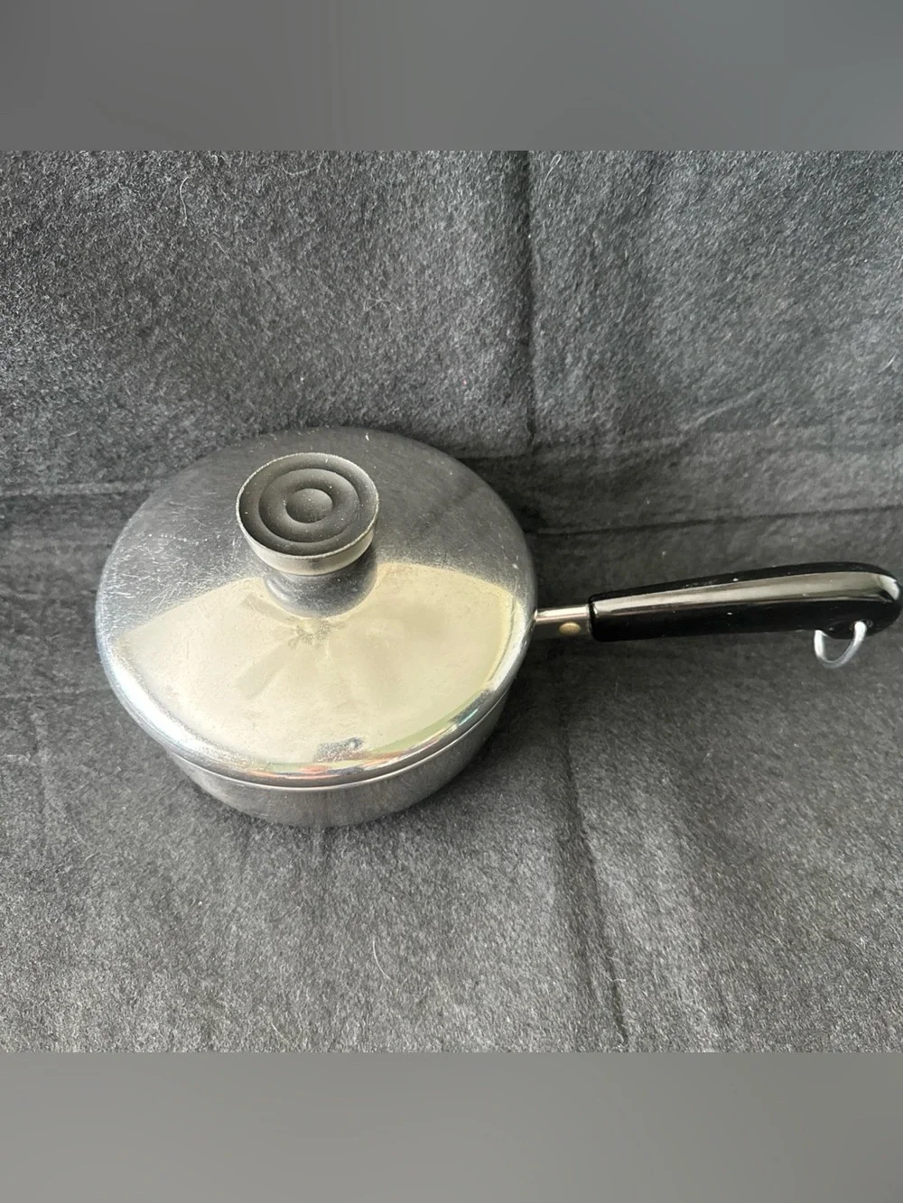Vintage Revere Ware 3/4 QT Pot With Lid Stainless Steel Tri Ply Bottom 88-C